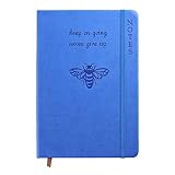 Tphox Lined Medium Notebook/Journal A5-Hardcover 200 Pages, 100 Sheets Ink-Proof Paper, Elastic Clos