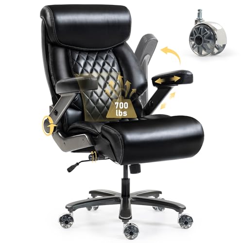 DYHOME 700LBS Heavy Duty Office Chair with 4d Armrest, Big...