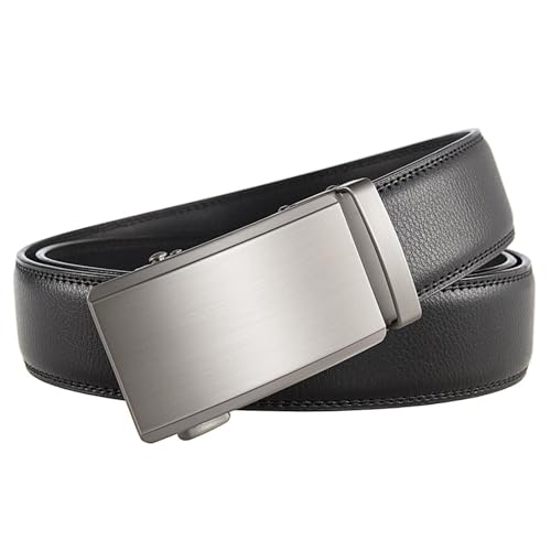 Belt for Men Leather Alloy Automatic Buckle Mens 3.5cm Width Casual2