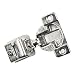 2 Pack Rok Hardware Grass TEC 864 108 Degree 1-1/4" Overlay Self Close Screw On Compact Cabinet Hinge 04493-15 3-Way Adjustment 45mm Screw Hole Pattern
