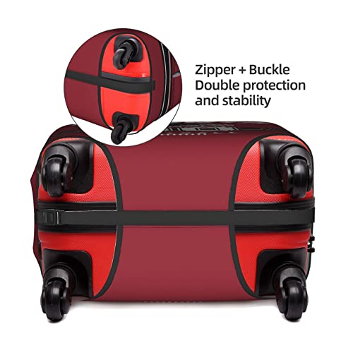 Atlanta Luggage Cover - Custom Name and Number Personalized Suitcase Protector for Travel, Business, Vacation - Fits 18-32 Inch Suitcases4