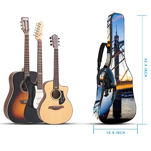 Hondank Housse de protection en éponge épaisse imperméable pour guitare acoustique électrique basse classique… - Les Beatles, Paul McCartney, John Lennon, RIngo Starr, George Harrison Hondank Housse de protection en éponge épaisse imperméable pour guitare acoustique électrique basse classique… – Image 6