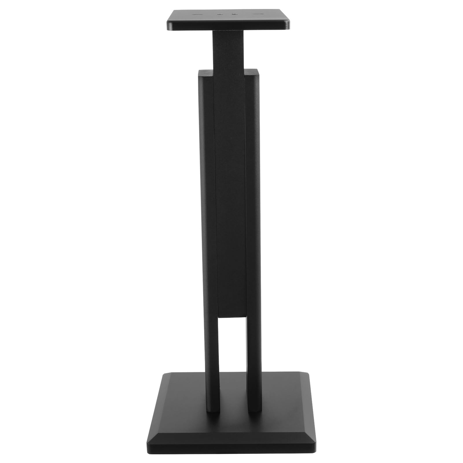 Juego de 2 soportes para altavoces, soporte de suelo con almohadillas antideslizantes. Capacidad máxima de carga: 30 kg. Rango de altura ajustable de 65 a 85 cm. Fácil montaje para barras
