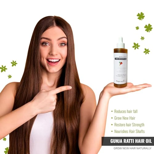 Gunja Ratti Herbal Hair Oil for Hair Growth and Alopecia for Men & Women