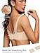 2026 Women Jelly Seamless Wireless Push Up Bras Deep V No Underwire Supportive Everyday Bra Full Coverage Plunge Bralettes Beige