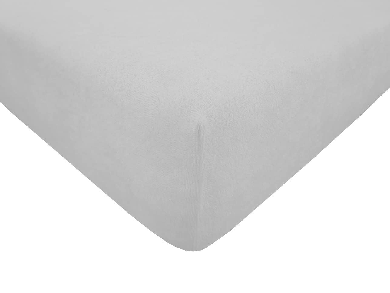 Dukal | Frottee Spannbettlaken | Spannbetttuch | 140 x 200 cm | Farbe: grau