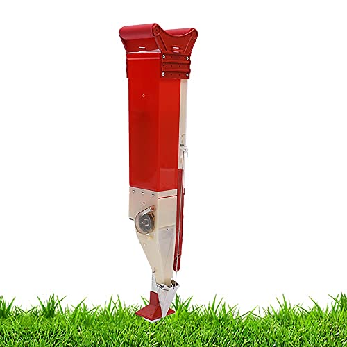 Herramienta manual ajustable para esparcir fertilizante