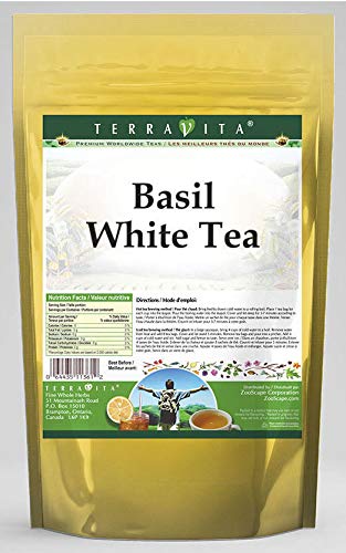 Té blanco de albahaca (25 bolsitas de té, ZIN 533775) - Paquete de 2