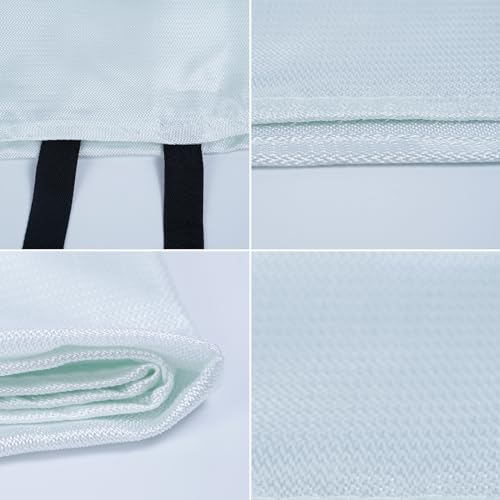 Image of Carmen Fire Emergency Blanket Fire Blanket for Home Kitchen Camping Car Office Warehouse Emergency Survival Safety (1-Pack), Red, CMX001