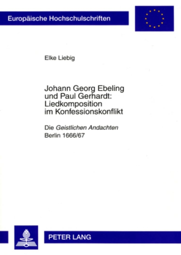 Liedkomposition Im Konfessionskonflikt livre universitaire sur la musique sacrée allemande