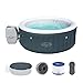 Produktbild Bestway LAY-Z-SPA Bali AirJet Whirlpool, 180 x 66 cm, 2-4 Personen, rund, schwarz