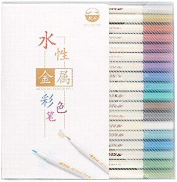 Fineday Student Pen, 18 PCS Watercolor Brush Markers Pens Paint Coloring Calligraphy Drawing 1ML, Products (Multicolor)