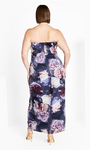 City Chic Women's Plus Size Maxi Kamari PRT3