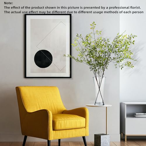 Melorca&Guilla Artificial Plants,2PCS 43.3" Green Nandina Faux Branches for Vase,Artificial Plants for Shop Garden Office Home Décor - Image 4