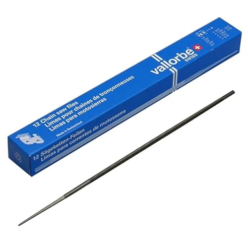 6 Limas Redondas Vallorb 5,2 Mm 13 64 Alta Precisión 800.104