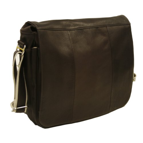 Expandable Messenger Bag, Chocolate, One Size3