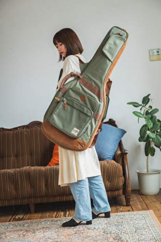 Image of Ibanez Canvas Powerpad Designer IGB541 Electric Guitar Gig Bag - Moss Green