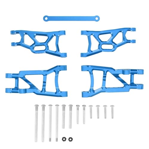 Kit bras de suspension aluminium bleu pour châssis Traxxas 1/10