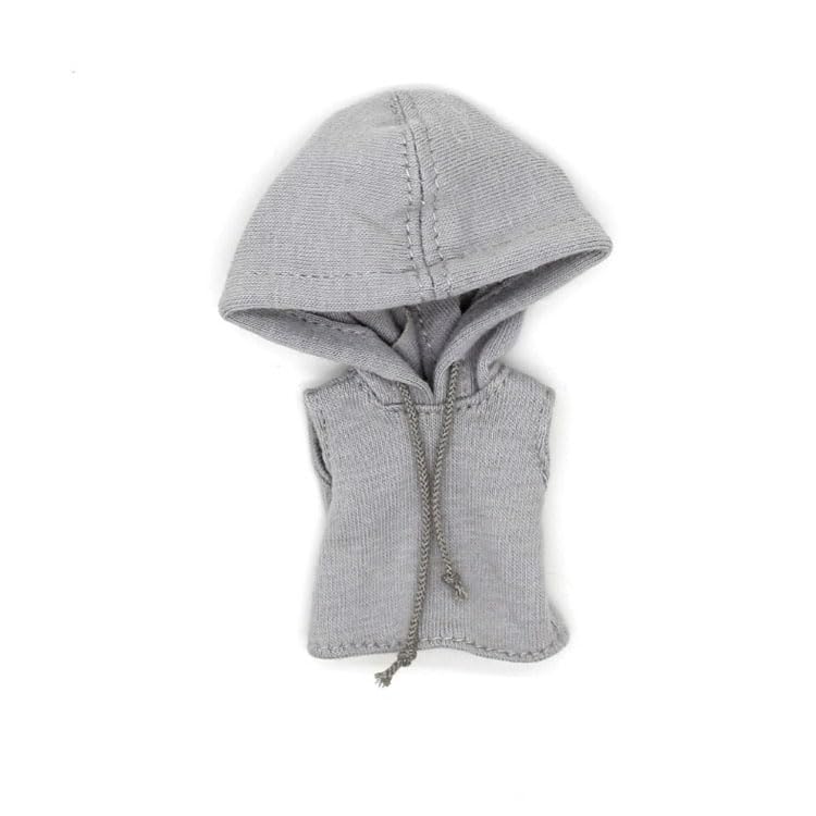 ob11 Clothes Vest 1/12 bjd YMY Body GSC Plain UF Clay Hand Clothes Grey