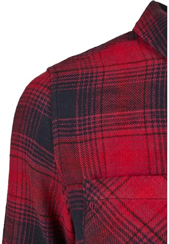 Robe chemise à carreaux Urban Classics fluide pour masquer les complexes - 5