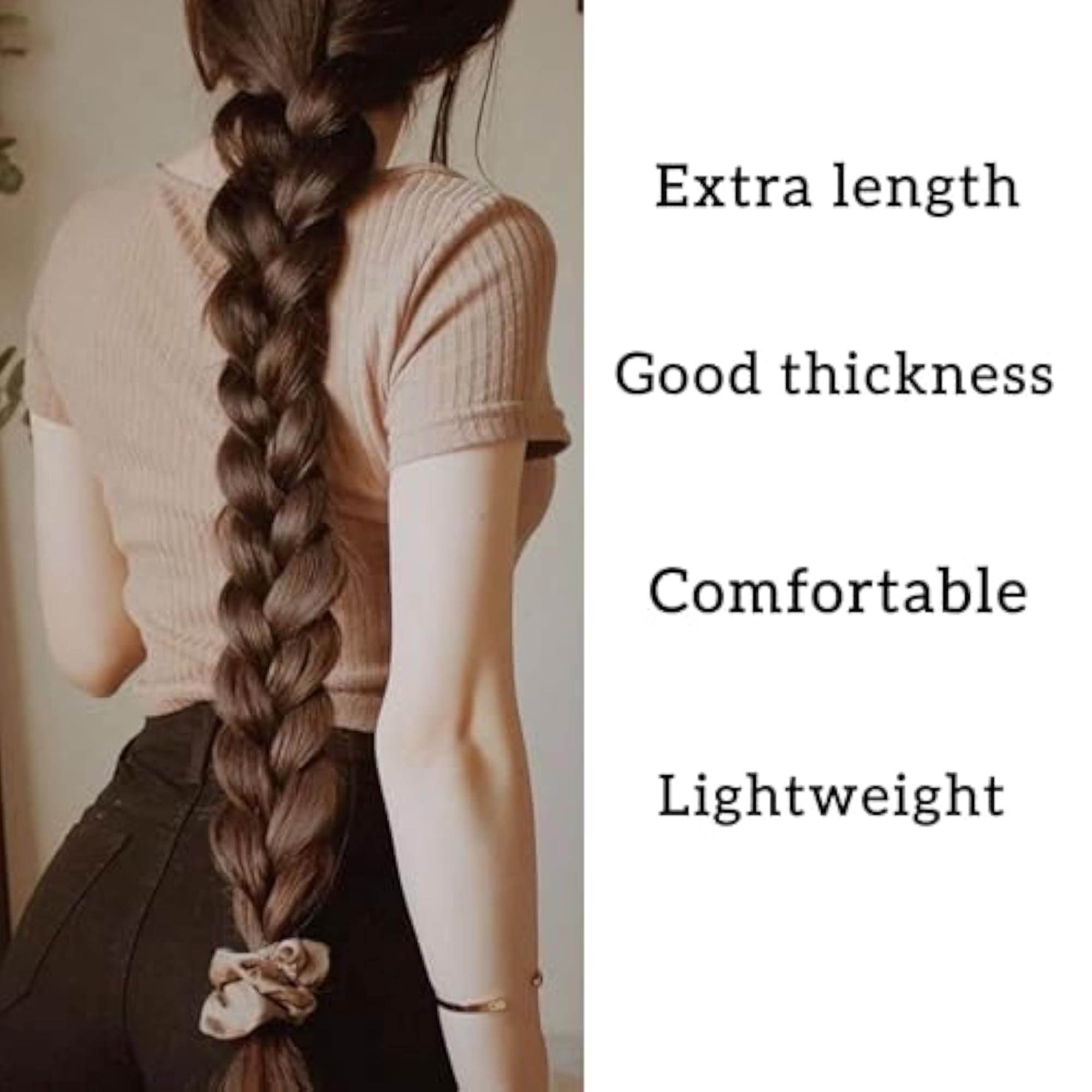 Fake Long Extensions Hair for Women & Girls