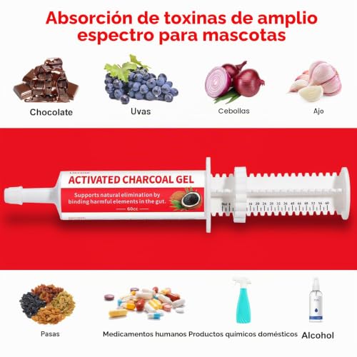 Carbón activado para perros de 60 cc para excursiones y paseos activos 4