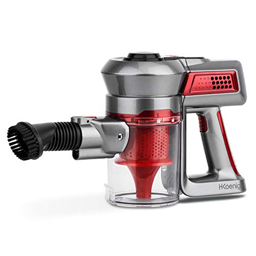 Aspirateur à main Textile+ sans fil sans sac UP560 H.Koenig -2 vitesses - Puissant -Compact - Léger - Autonome -Silencieux - 100W - Multifonction pour Maison Voiture Bureau - Image 3