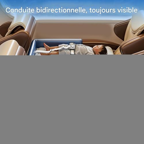 Lit avion pour bébé matelas d'extension gonflable train road trip - 3