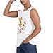 Sepulturas Men's Tank Tops Tshirt Cool Graphic Sleeveless Shirts Workout Cotton Casual Top White X-Large