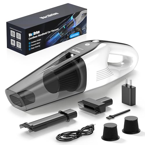 Handheld Vacuum Cordless, Ultra-Strong Suction Car Vacuum...