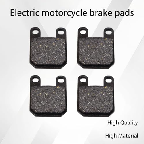 YananAC 4 Stücke 45x35mm Vorne Hinten Bremsbeläge Motorrad-Bremsbeläge für Speedfight 1 2 Jetforce C-Tech Elyseo 50 Elektromotorrad Bremsklötze 25mm Lochdurchmesser
