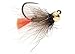 Fulling Mill CDC Red Tag Jig Fly Barbless Nymph Size 16 (One Dozen)