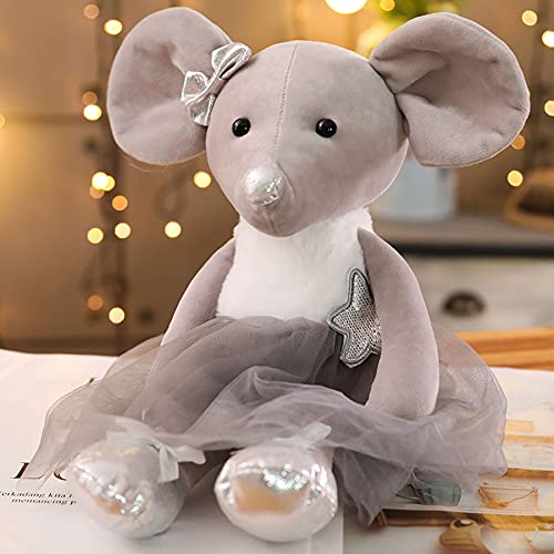 Ruzucoda Plush Mouse Stuffed Animals Toys Ballerina Dolls Ballet Dance Recital Gifts for Girls 15.5 Inches (Gray) by Ruzucoda - Used condition - Image 4