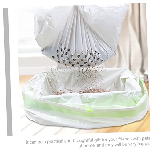 VANZACK 5 Conjuntos Saco De Areia Para Gatos Recipientes à Prova De Vazamento Forro De Maca Bolsas S