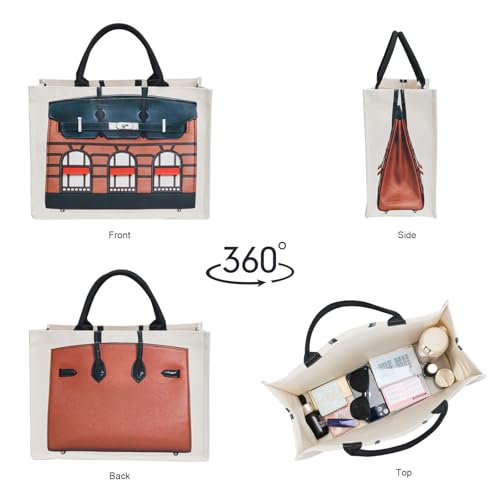 Bolso Tote de Lona de 16oz para Mujer miniatura 4