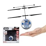 World Tech Toys Star Wars R2D2 Flying Toy β Motion Sensing Flying Ball with USB Charging - Star Wars Licensed - Indoor/Outdoor Drone for Kids Ages 6+