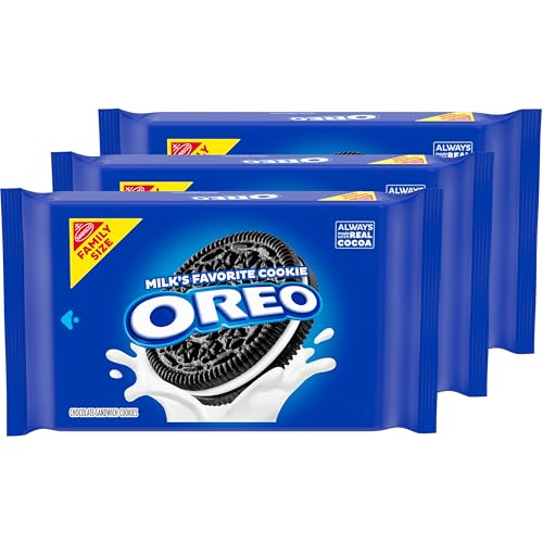 OREO Chocolate Sandwich Cookies, Family Size, Christmas Cookies, 3 Packs