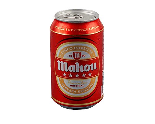 Cerveza Mahou (Fría), 1 bote, 0.33 l