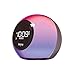 iHome Alarm Clock Radio with Bluetooth Speaker and Color Changing Lamp, USB Charging, and Speakerphone for Home, Office, or Dorm (IBT29BX6)