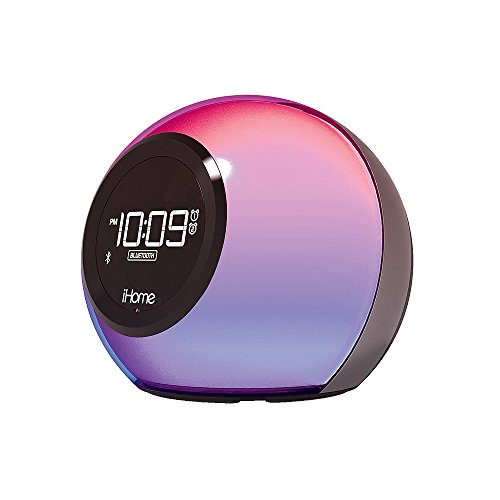 iHome iBT29BC Bluetooth Color Changing Alarm Clock
