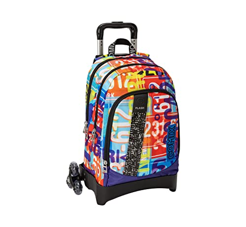 Struttura trolley staccabile con maniglia regolabile in altezza.