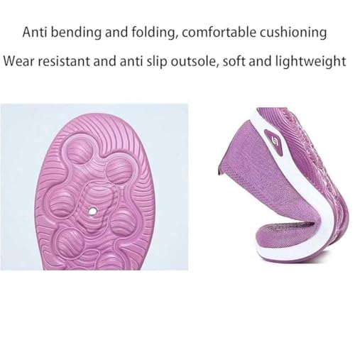 Beemoda Women's Casual Breathable Slip On Orthopedic Walking Sneakers, Comfortable Non-Slip Walk Shoes4