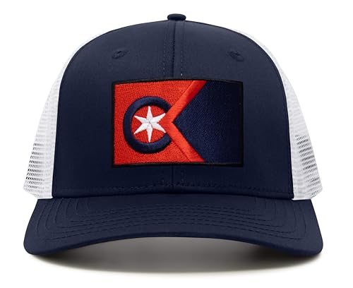 Image of International Tie City Hat for Men and Women, Adjustable Snapback Trucker Baseball Cap with Embroidered Patch