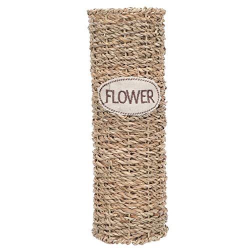 Ciieeo Handgefertigte Rattan Vase Gewebte Blumen Vase Für...