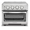 Cuisinart Air Fryer + Convection Toaster Oven, 8-1 Oven with Bake, Grill, Broil & Warm Options, Stainless Steel, TOA-70