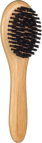 flamingo Brosse Rongeur Babu C - Brosse petits animaux - Matériau Bambou - pour une pelage doux et brilliant - Brosse en poils de soie