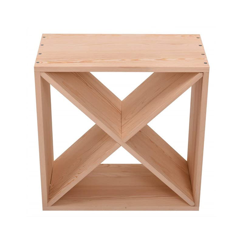 Casier range bouteille vin en bois naturel pour cave et cellier a vin 50x50x26 - meuble de rangement bouteille de vin