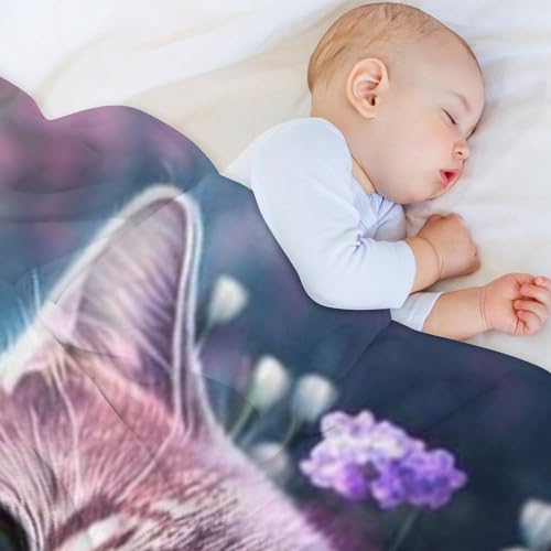 Couverture polaire chat : douceur et réconfort pour des nuits douillettes - 5