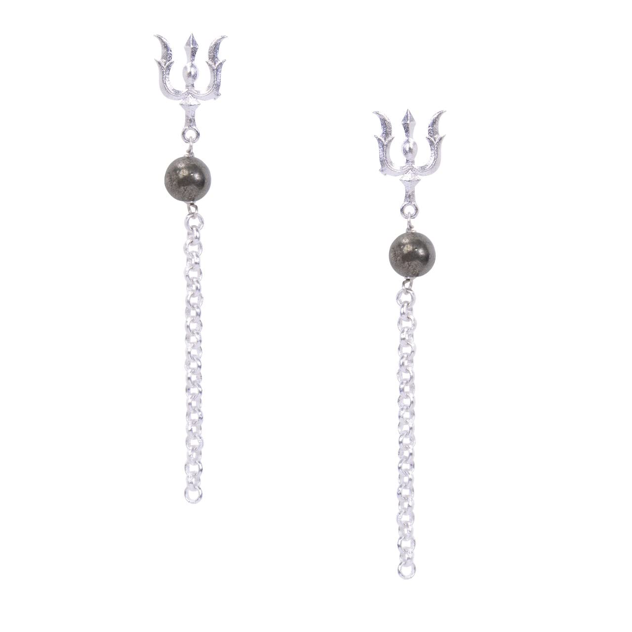 PANAKUMUS Natural Golden Pyrite Shiva Trishul Earrings Men and Women Attract Wealth and Prosperity (B0BTDPS9V3) Amazon Price History, Amazon Price Tracker