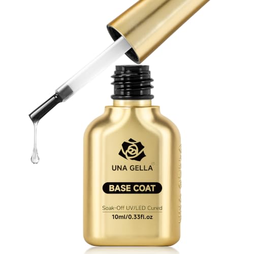 Image of UNA GELLA Gel Base Coat for Gel Nail Polish, Strong Adhesion & Long Lasting